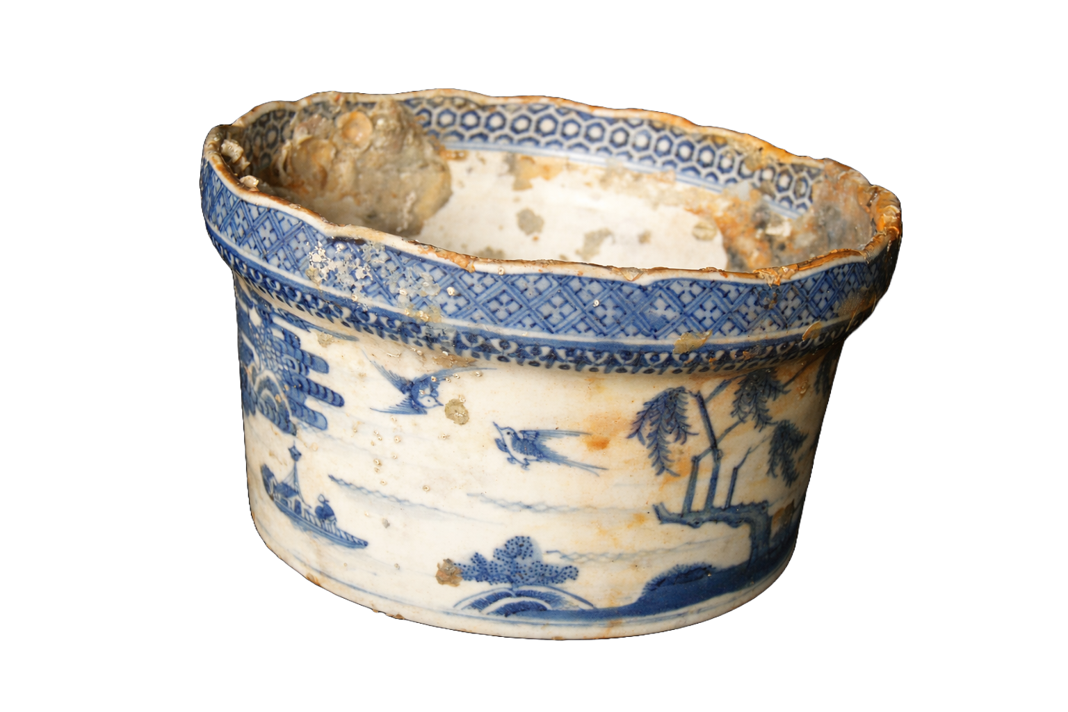 Ming-style porcelain vessel