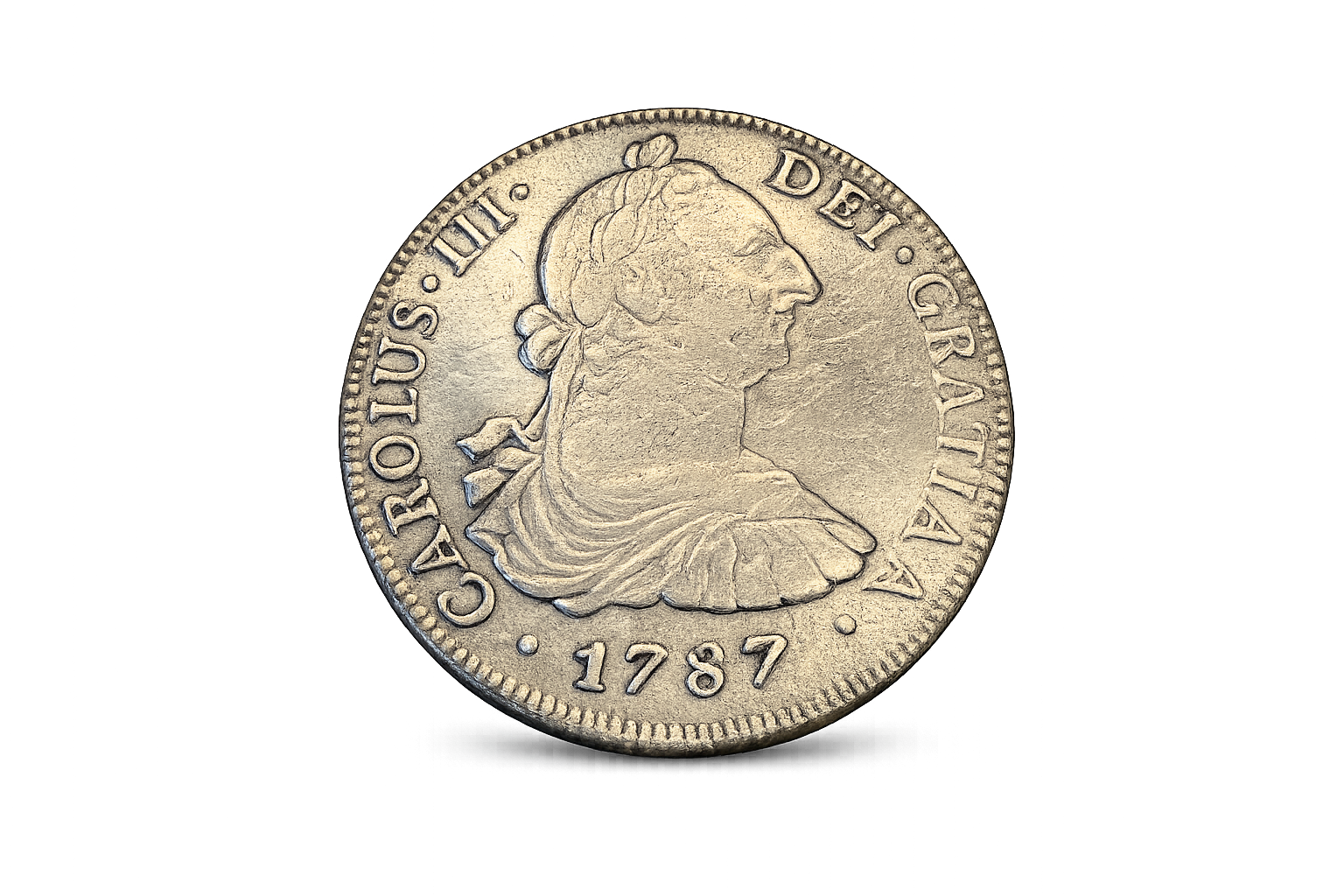 Ocho Reales — obverse