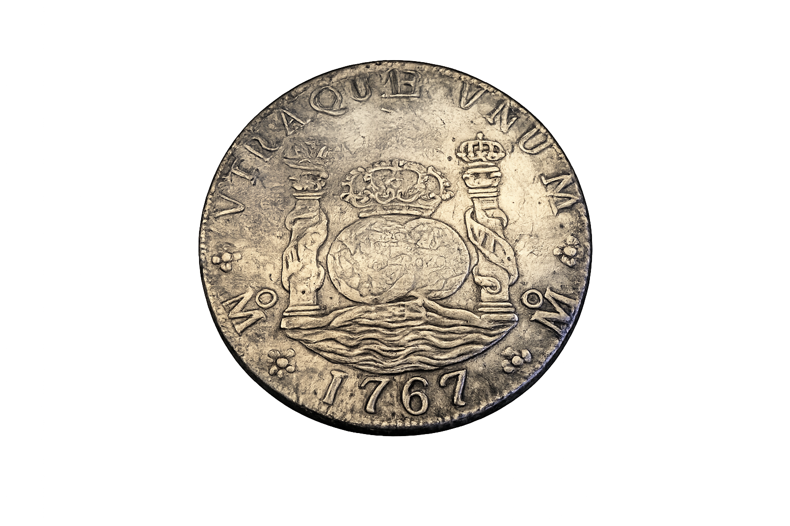 Ocho Reales — obverse